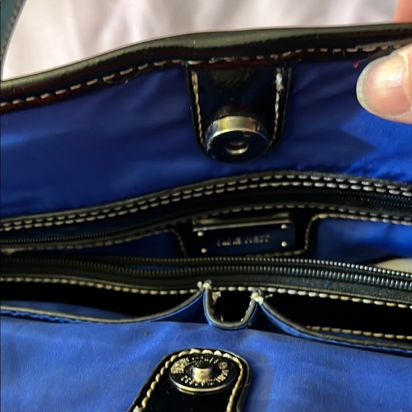 Nine West Black blue and White Classic Tote-NWOT - Picture 8 of 12